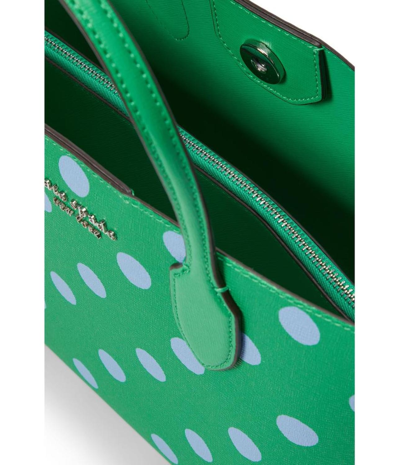 Bleecker Sunshine Dot Pvc Printed Medium Crossbody Tote