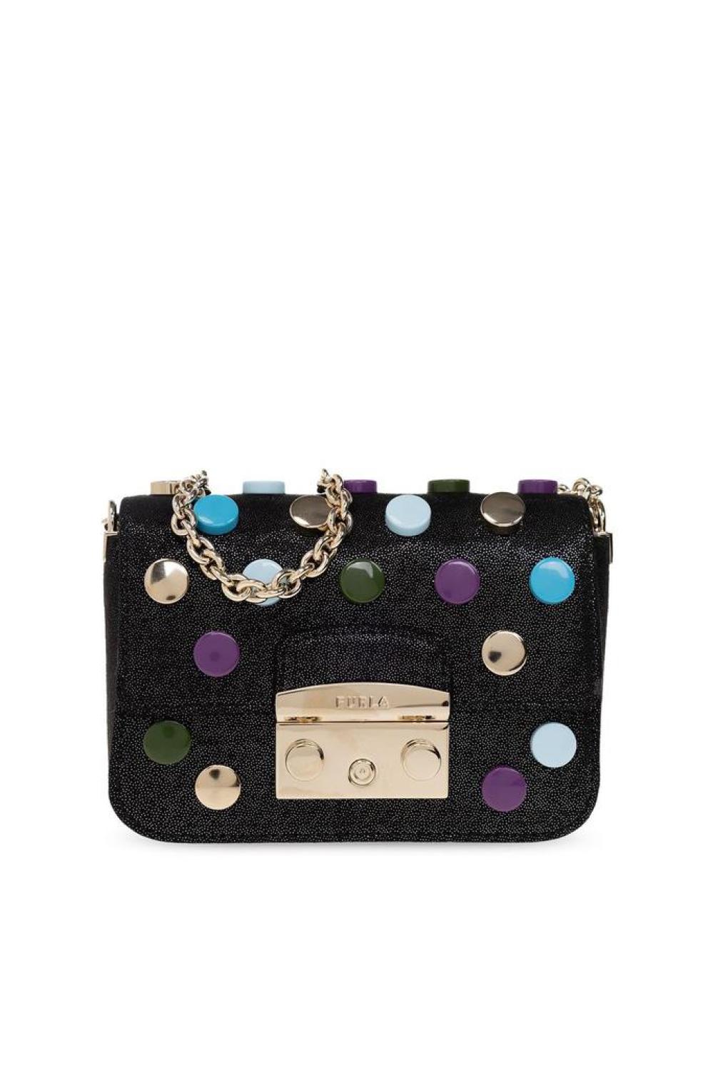 Furla Metropolis Embellished Mini Shoulder Bag