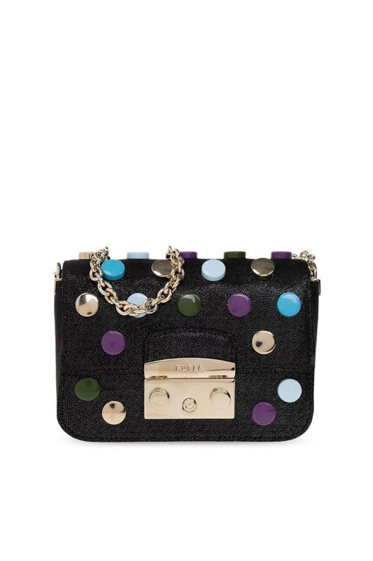 Furla Metropolis Embellished Mini Shoulder Bag