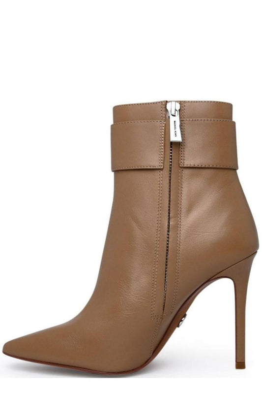 Michael Michael Kors Giselle Embellished Buckle Ankle Boots