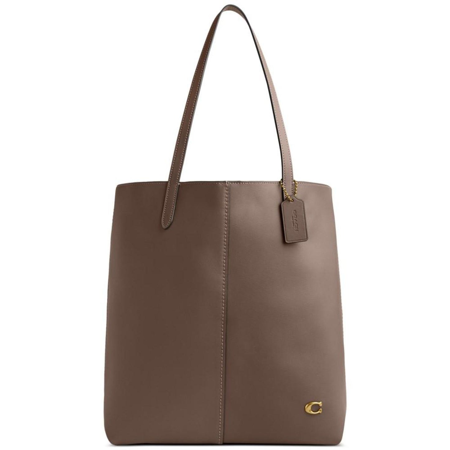 North South Leather Tote