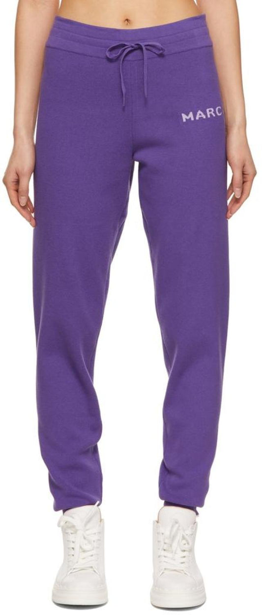 Purple 'The Knit Sweatpants' Lounge Pants