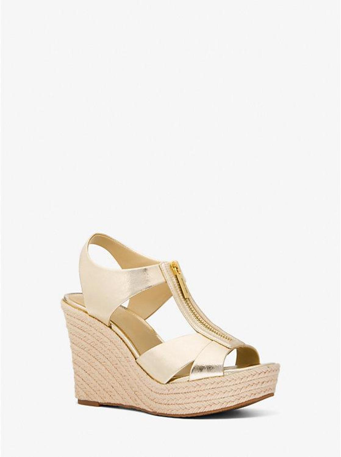 Roslyn Metallic Wedge Sandal