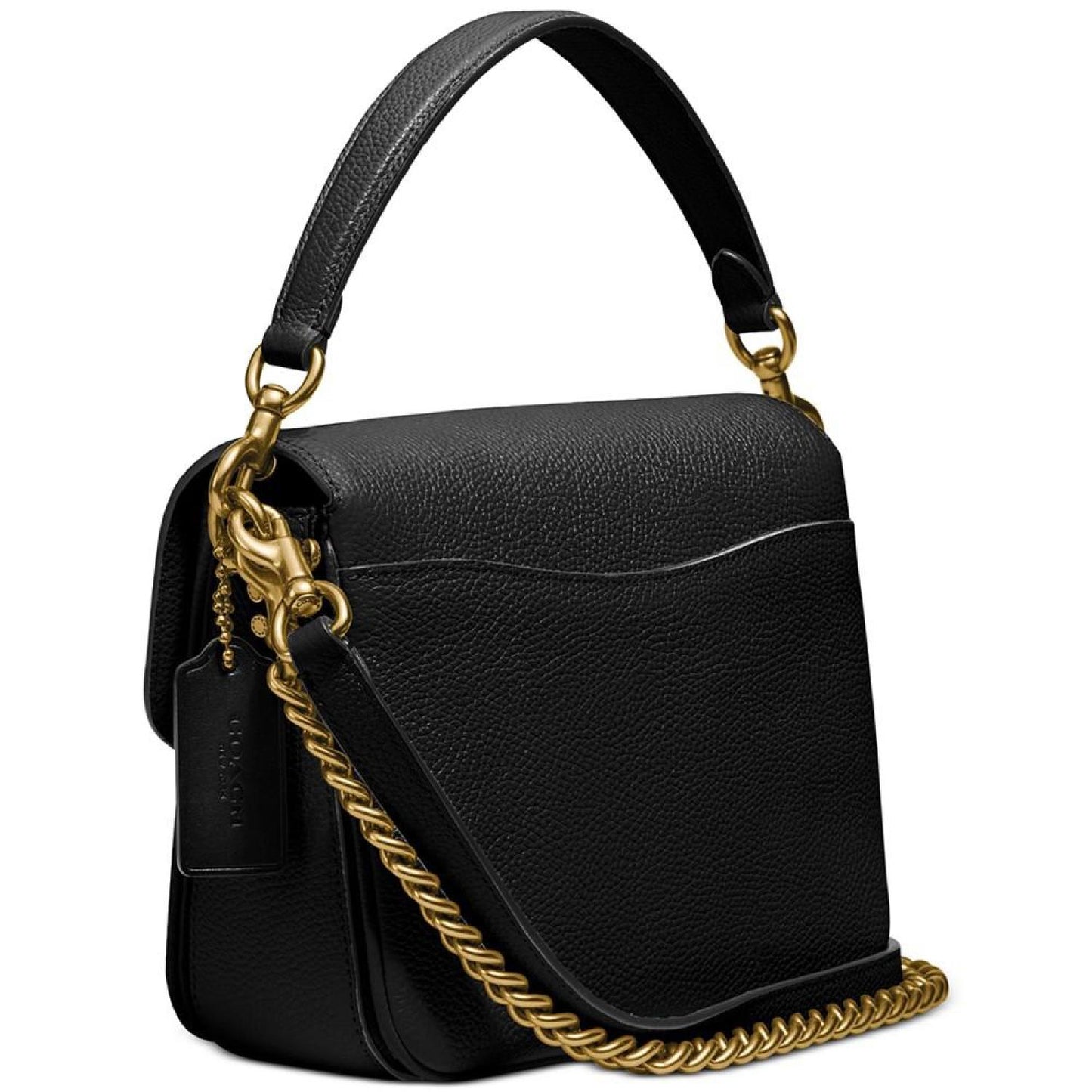 Polished Pebbled Leather Cassie Crossbody 19