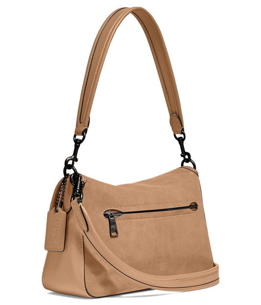 Suede Flap Soft Tabby Shoulder Bag