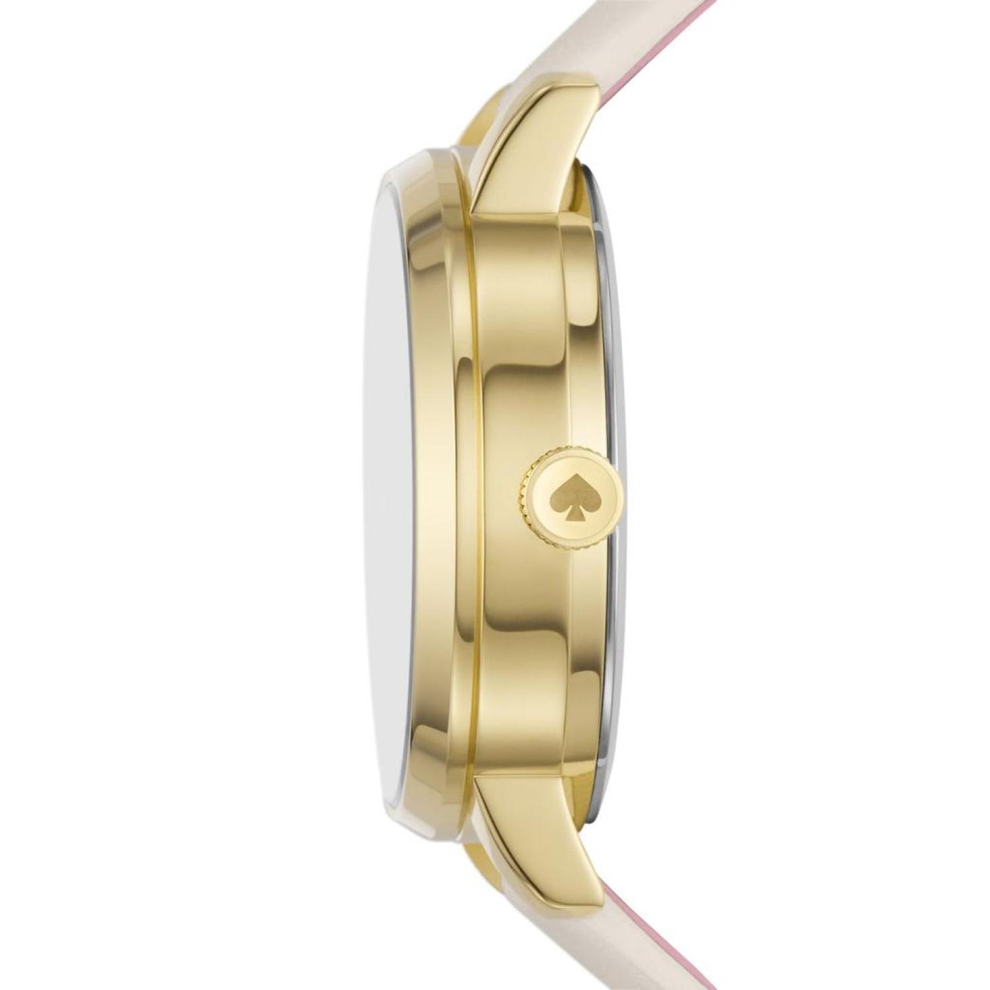 kate spade new york women's metro three-hand, gold-tone stainless steel watch