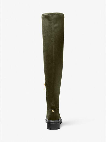 Cyrus Faux Stretch Suede Over-The-Knee Boot