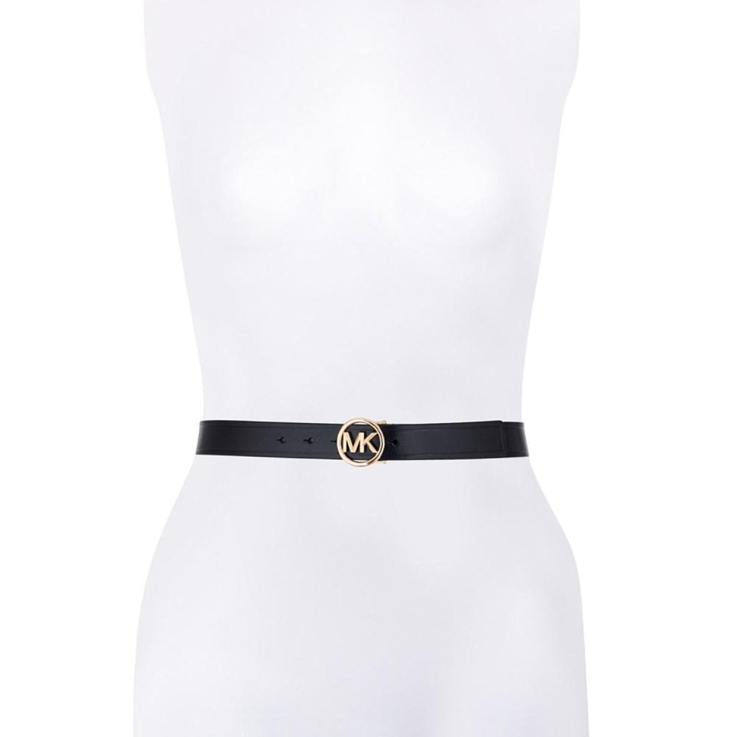 Women's Logo-Buckle Leather Belt