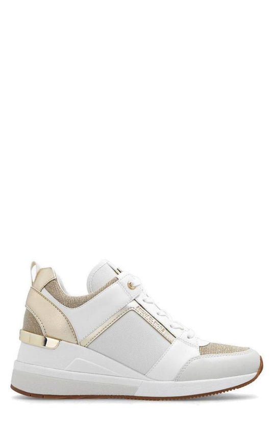 Michael Michael Kors Logo Patch Wedge-Heel Sneakers