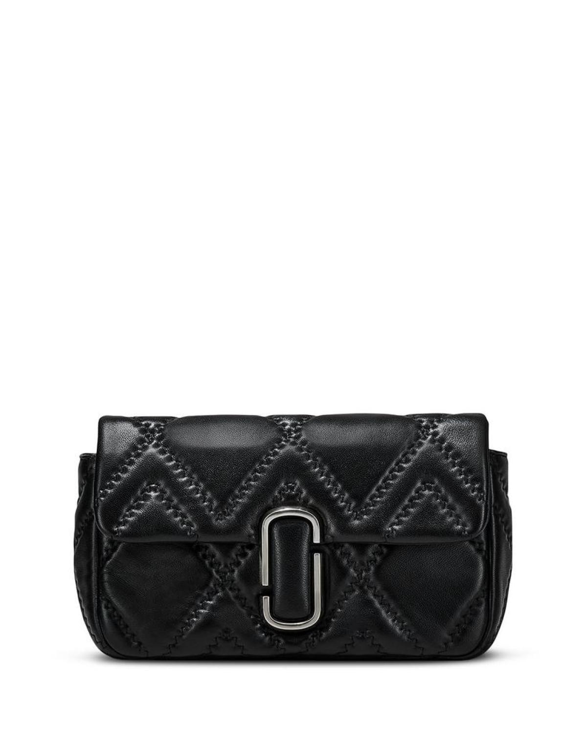 The Large Quilted Leather J Marc Shoulder Bag