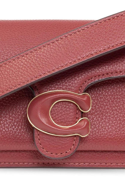 Coach Tabby Logo Plaque Shoulder Bag