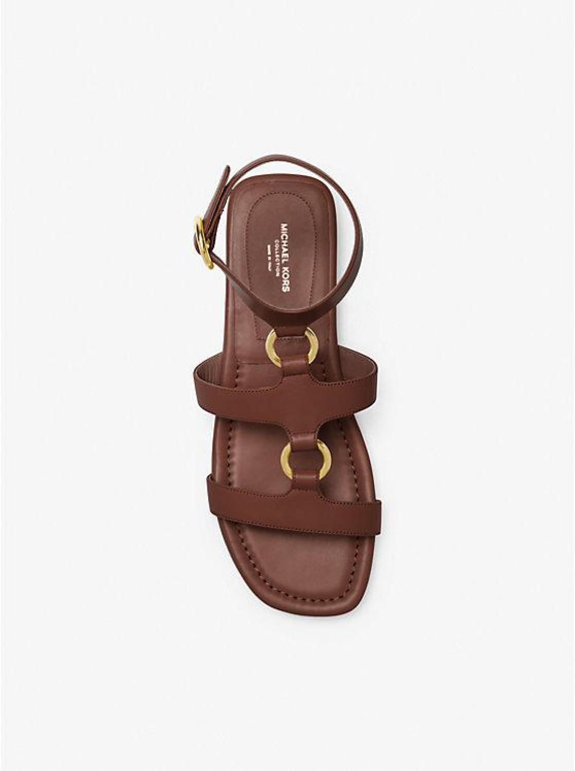 Dusty Ring Leather Sandal