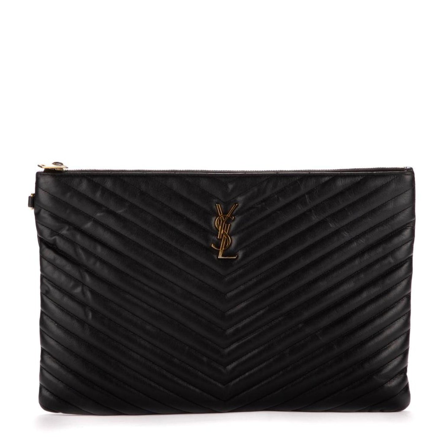 YSL Quilted Clutch