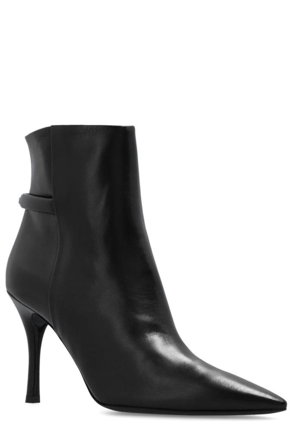 Furla Core Pointed-Toe Ankle Boots