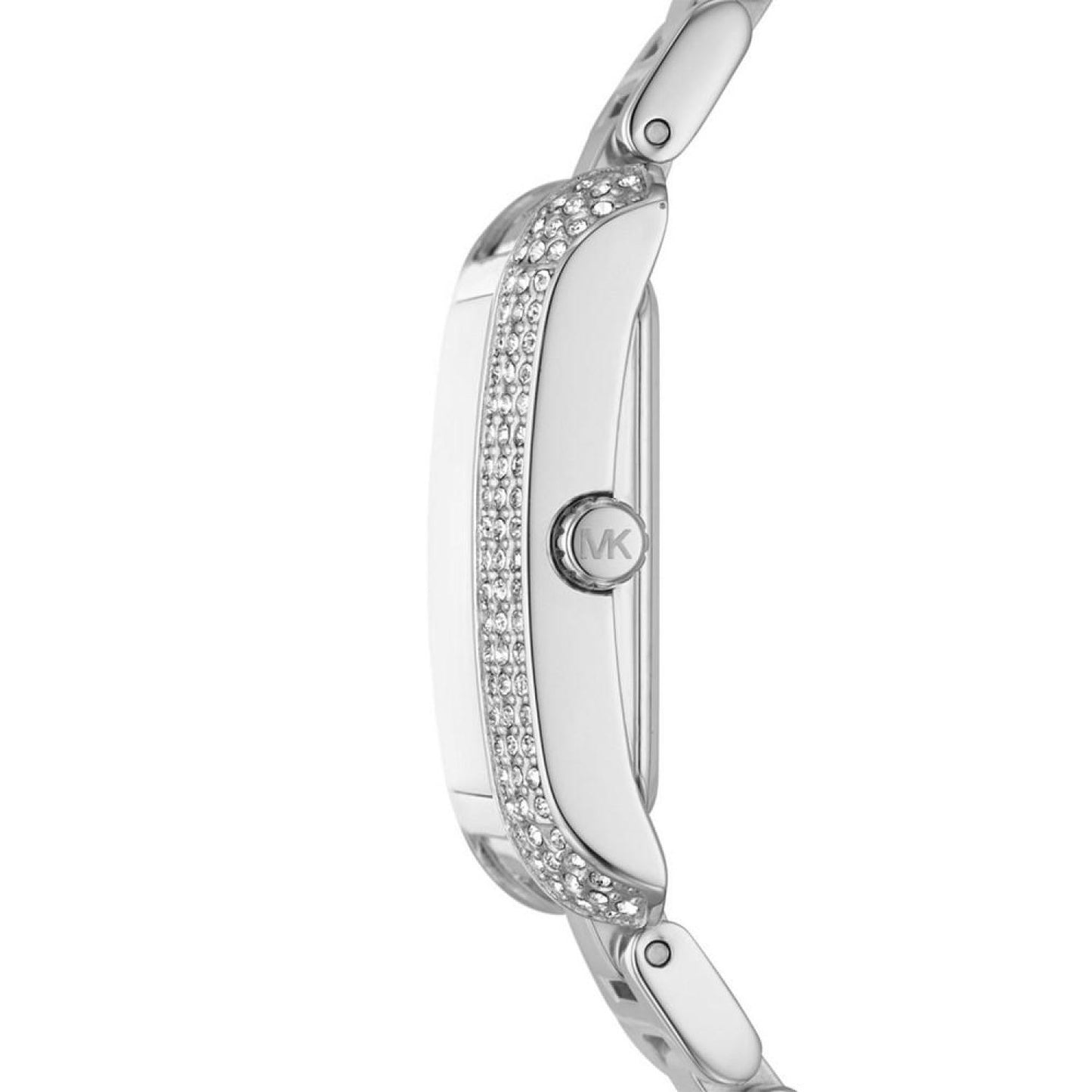 Women's Emery Three Hand Silver-Tone Stainless Steel Bracelet Watch 33mm