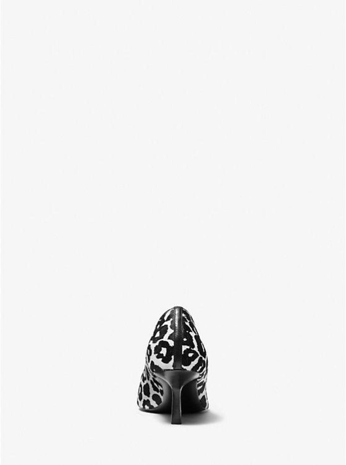 Frankie Leopard Print Calf Hair Pump