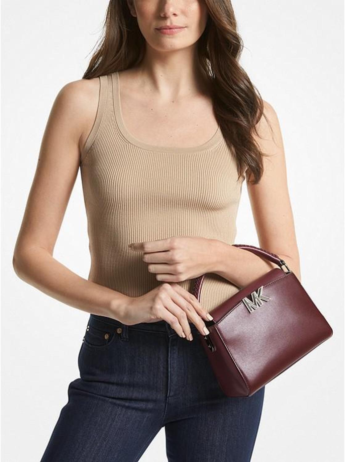 Karlie Small Leather Crossbody Bag