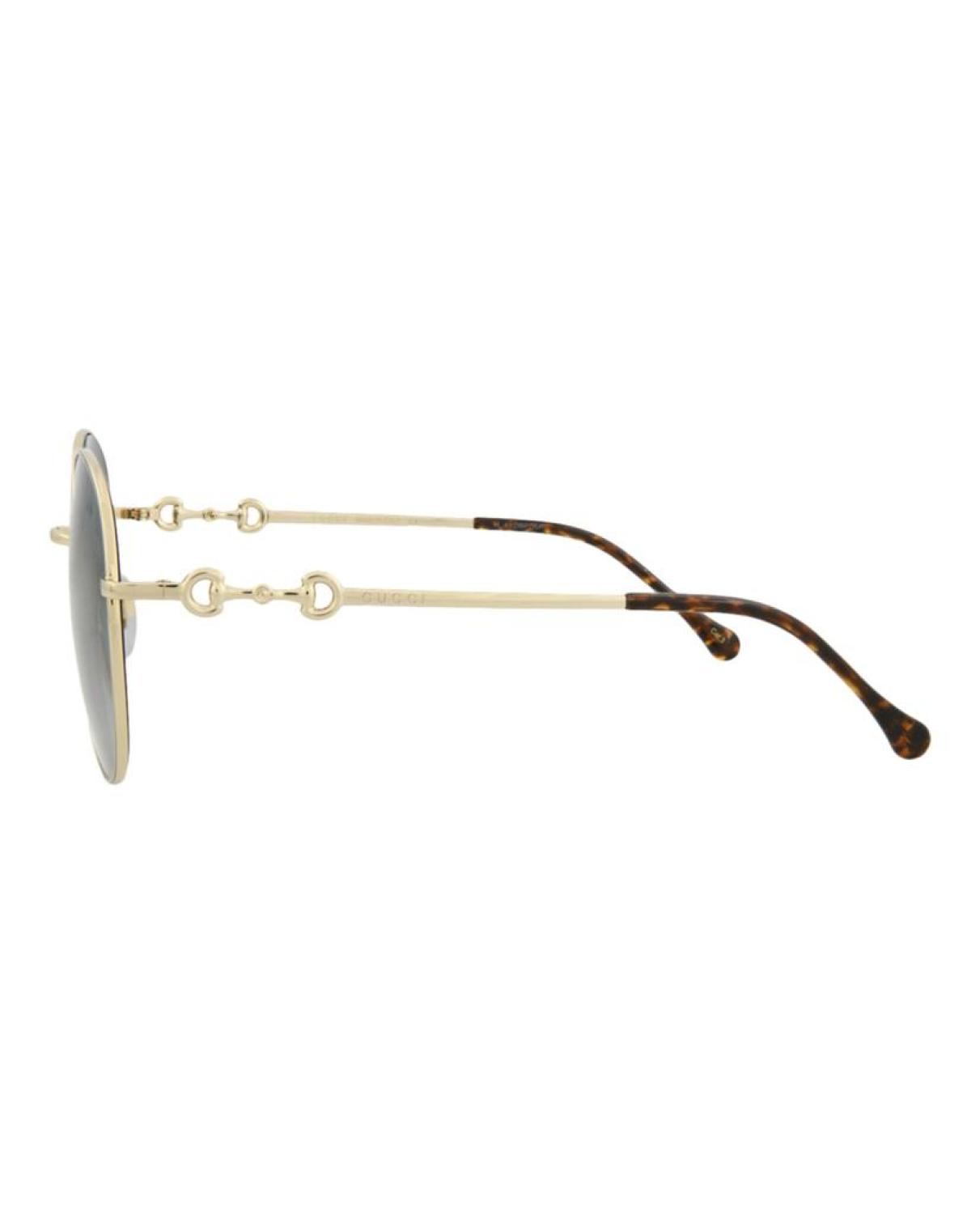 Round-Frame Metal Sunglasses