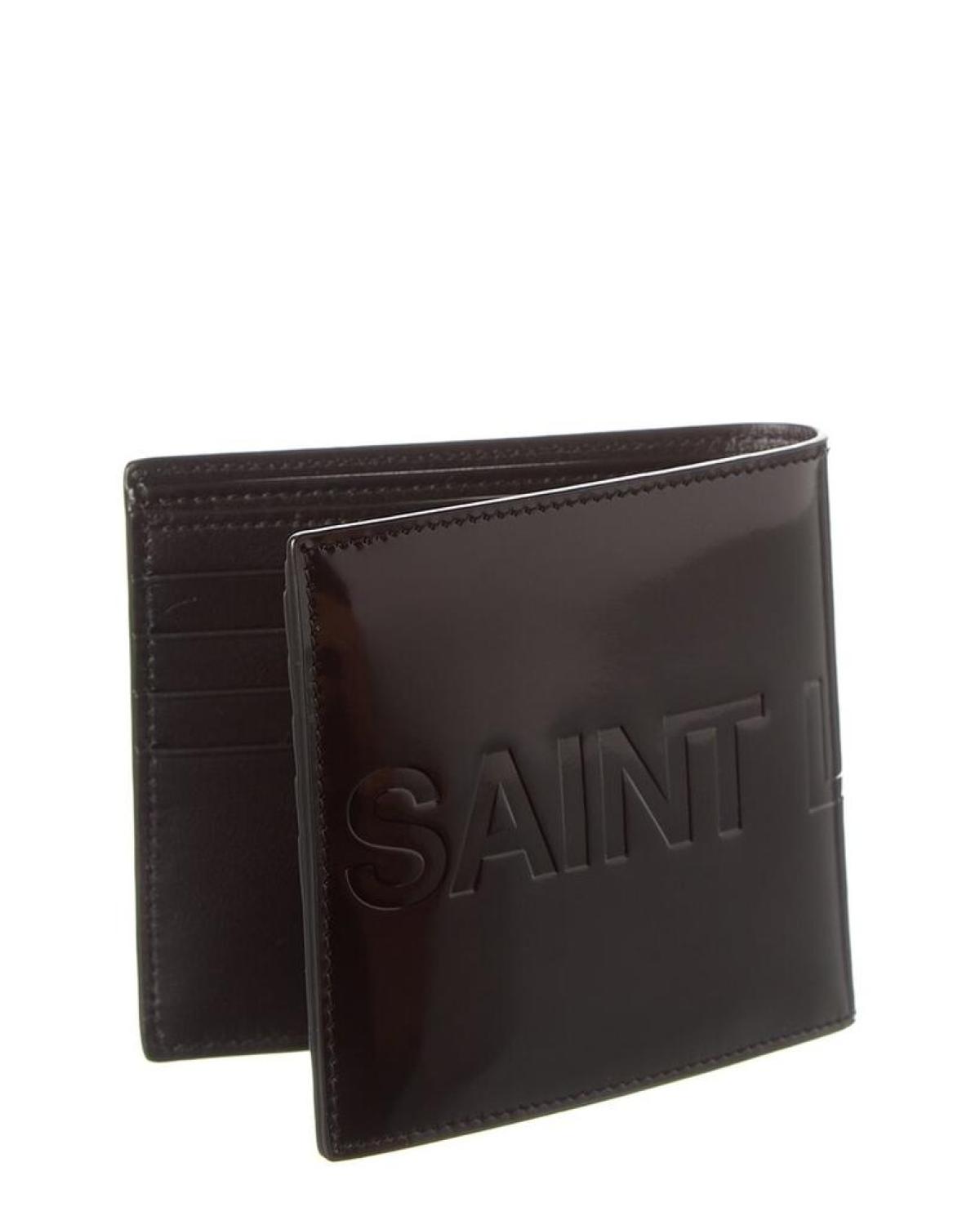 Saint Laurent East/West Leather Wallet