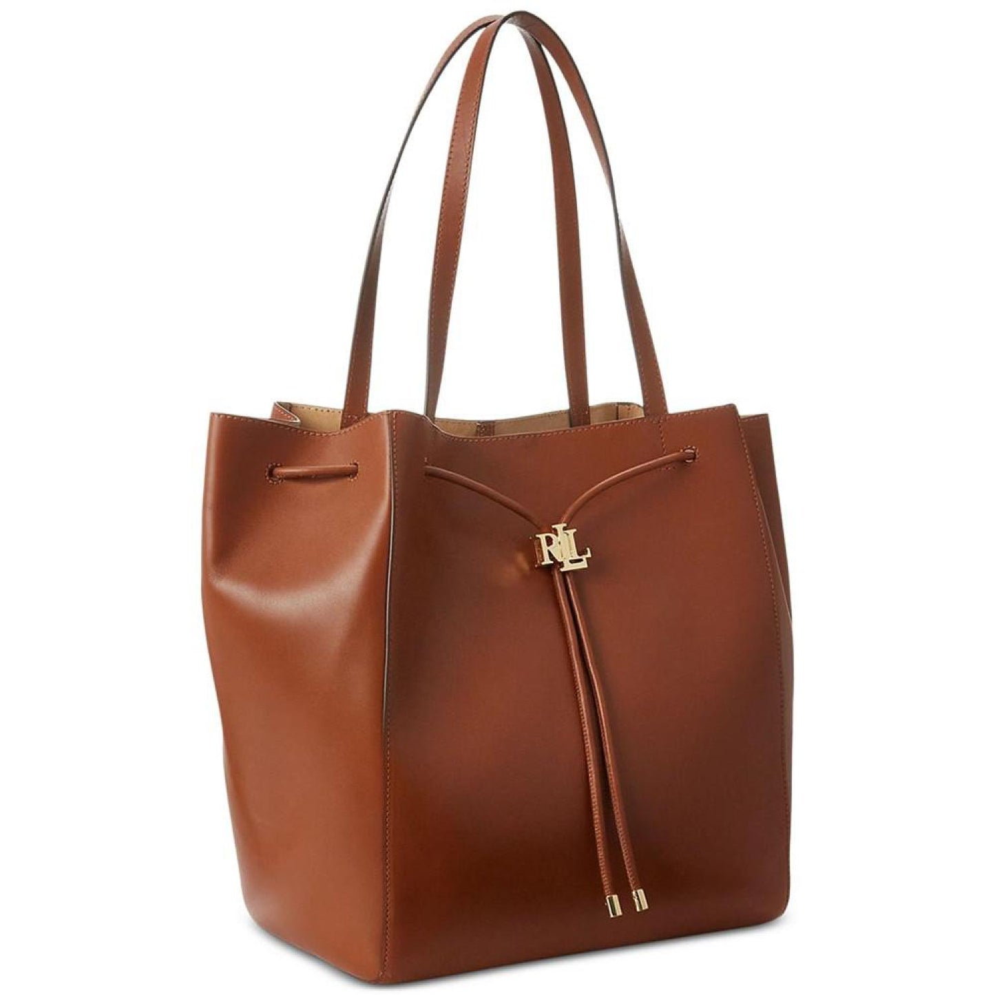 Andie Large Leather Drawstring Tote