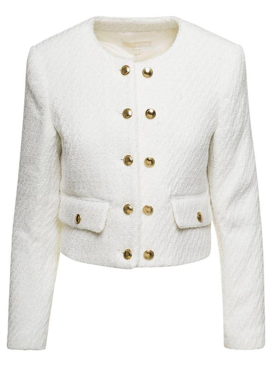 Michael Michael Kors Metallic Tweed Jacket