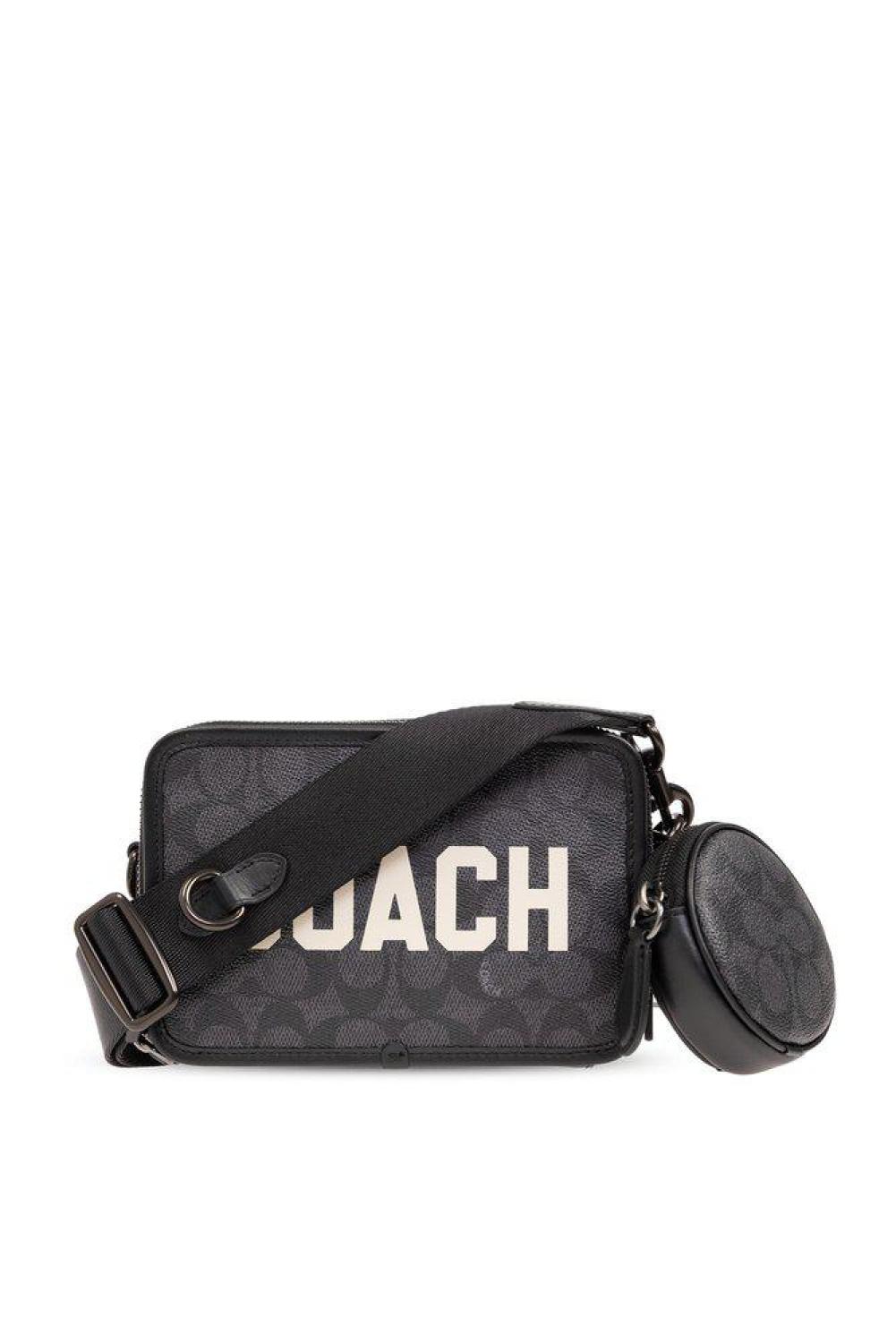 Coach Charter Logo Printed Messenger Bag