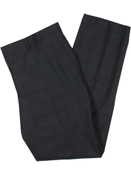 Mens Wool Modern fit Suit Pants