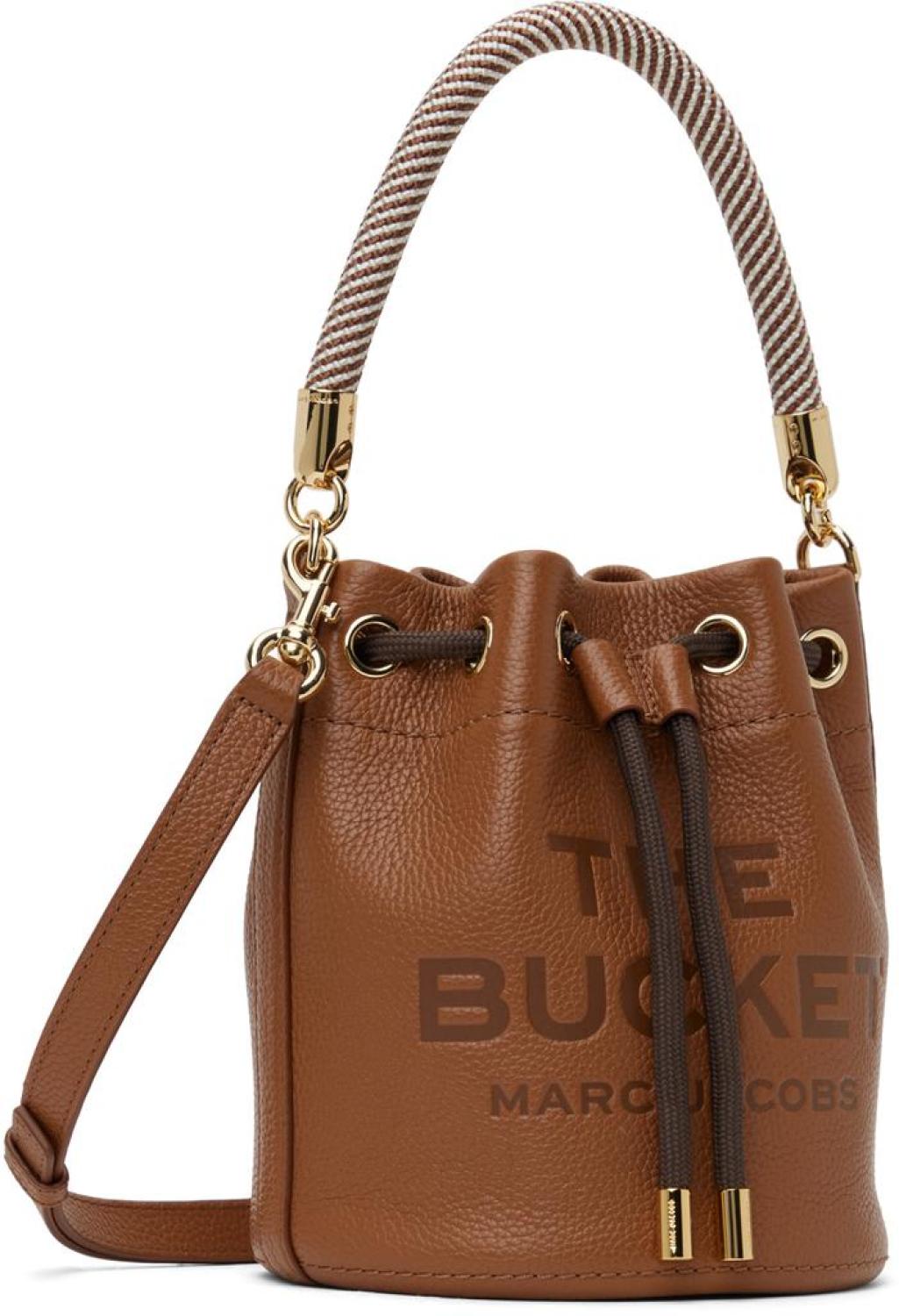 Brown 'The Leather Bucket' Bag