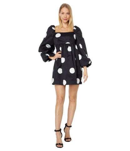 Giant Dot Faille Dress