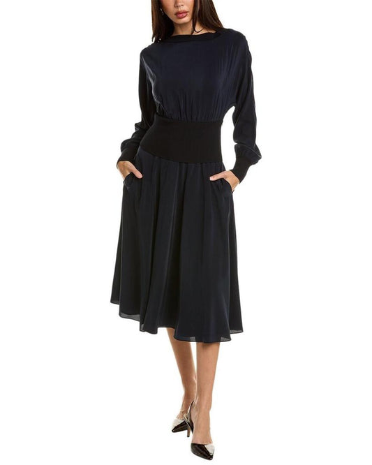 Max Mara Studio Amadeus Silk Dress