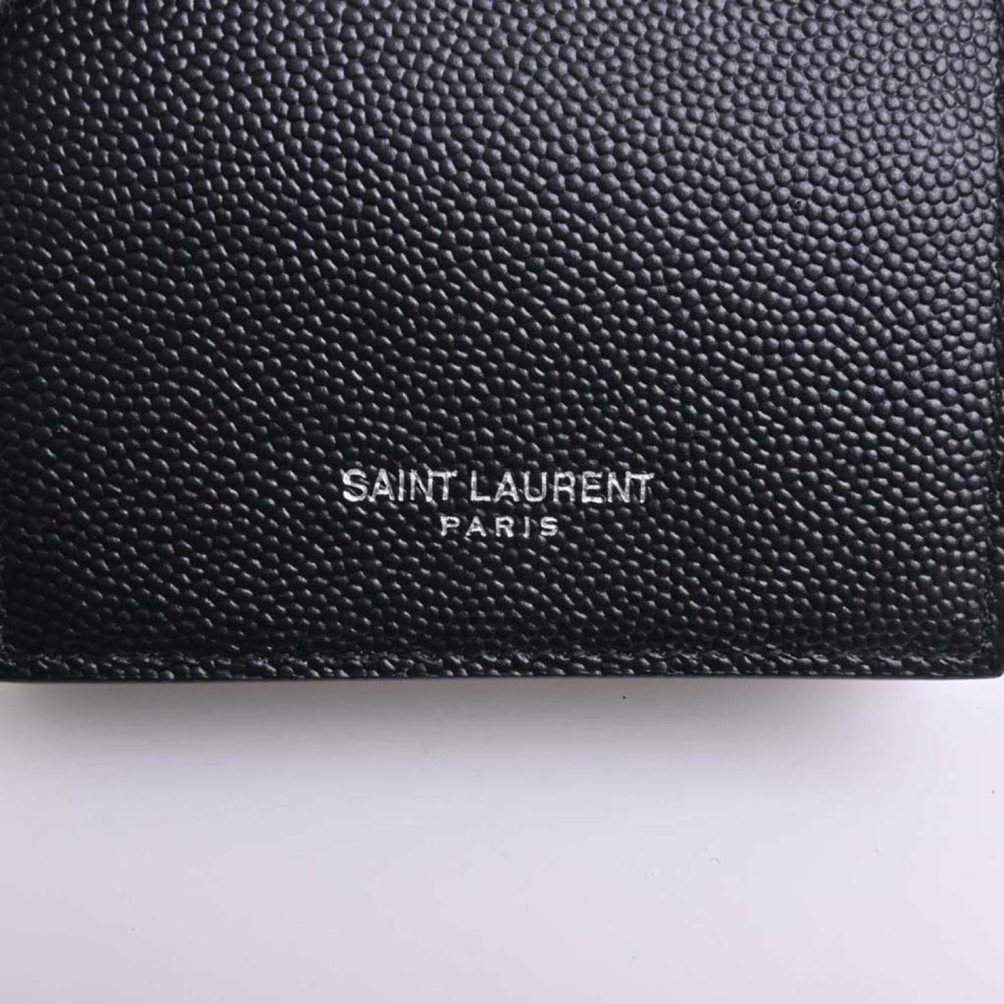 Saint Laurent -  Leather Wallet  (Pre-Owned)