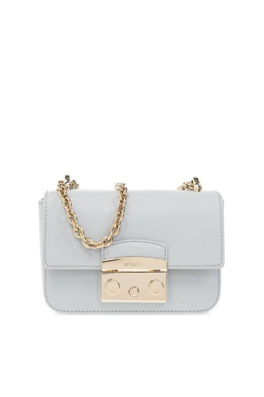 Furla Metropolis Logo Engraved Mini Crossbody Bag