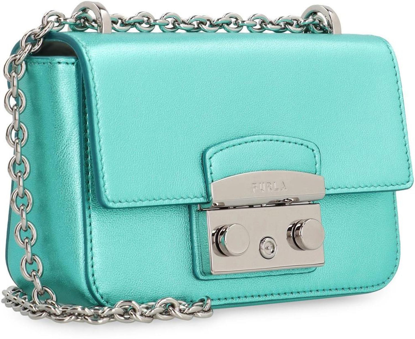 Furla Metropolis Leather Mini Crossbody Bag