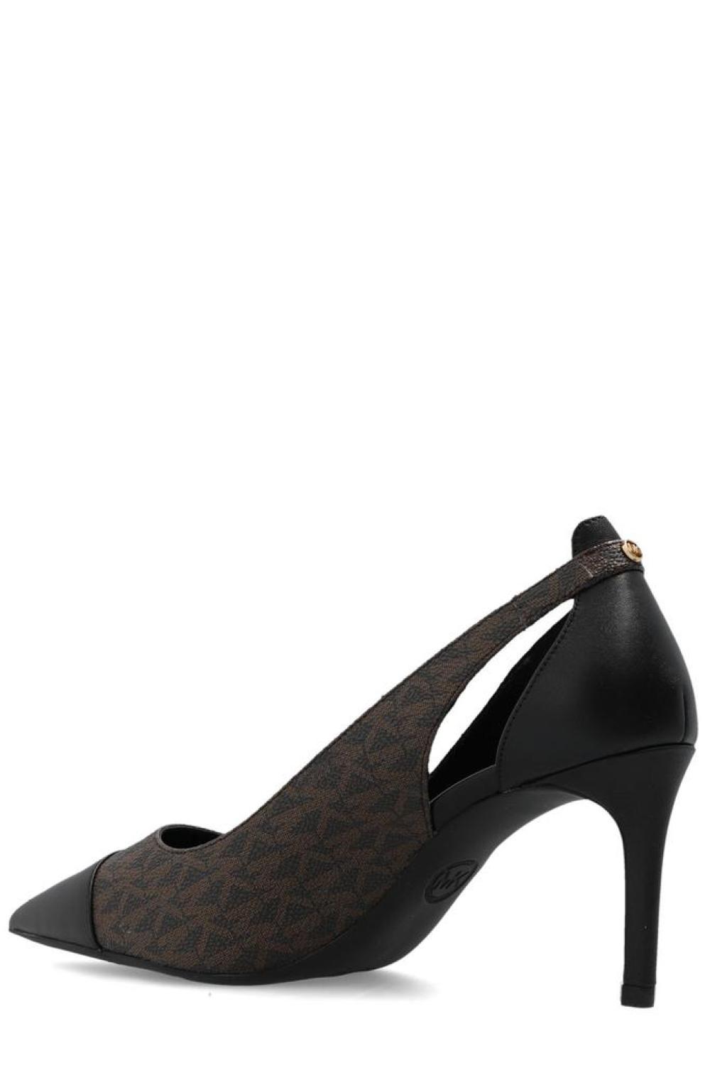 Michael Michael Kors Adeline Logo Printed Pumps