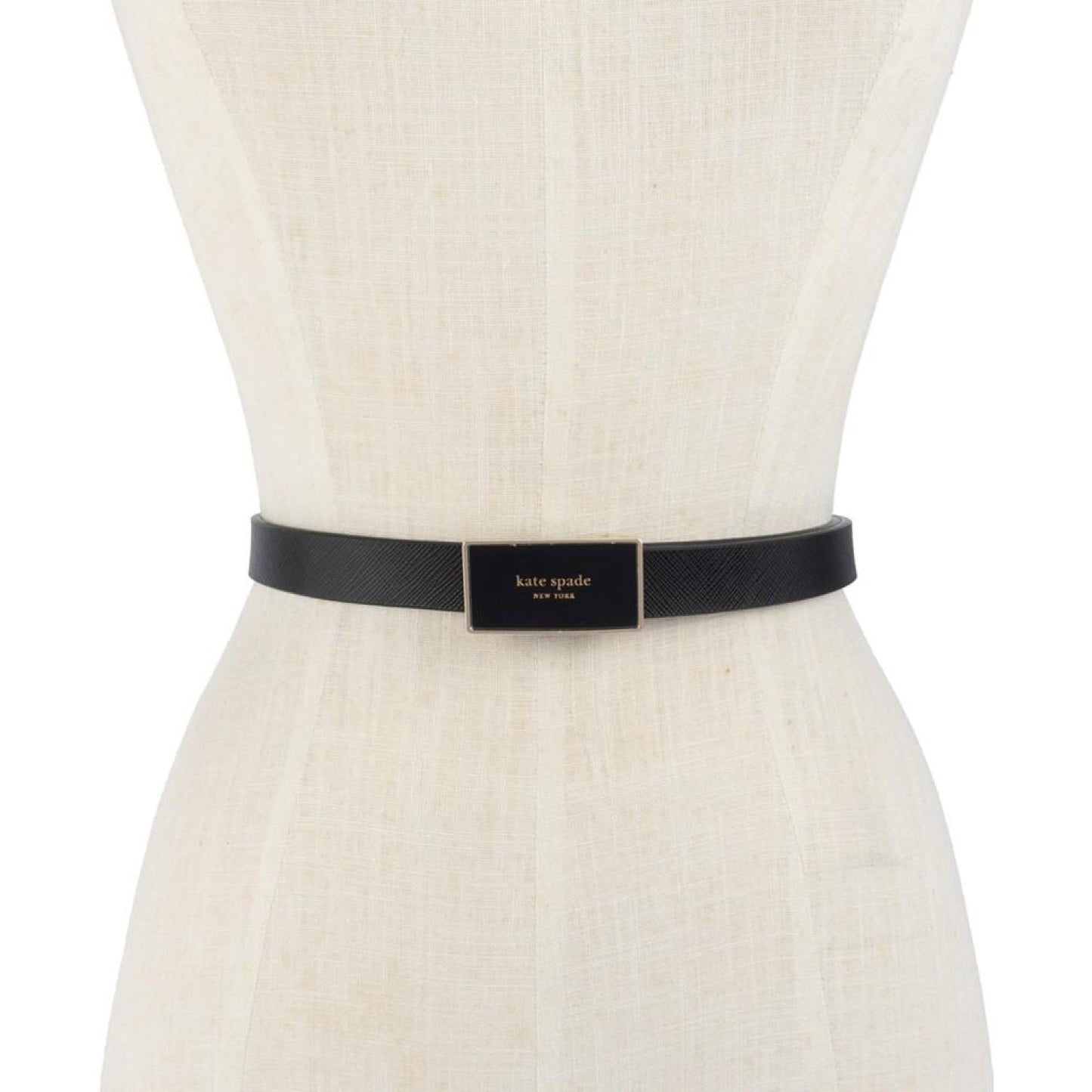 Women's 20mm Enamel Plaque Buckle Belt