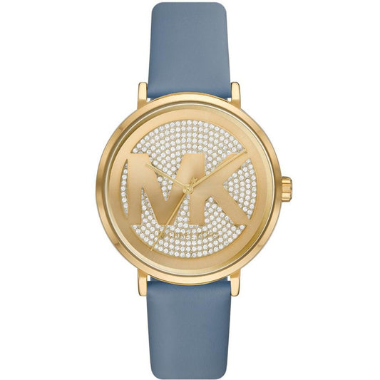 Women's Addyson Quartz Three-Hand Chambray Leather Watch 40mm