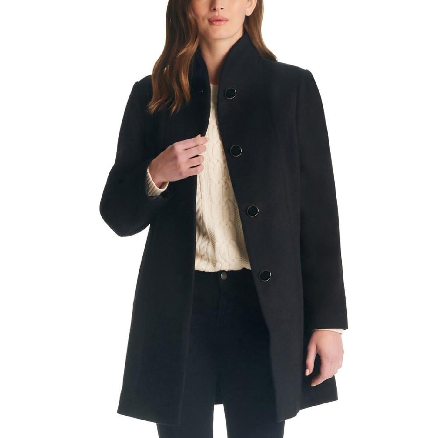 Women's Stand-Collar Coat, Created for Macy's