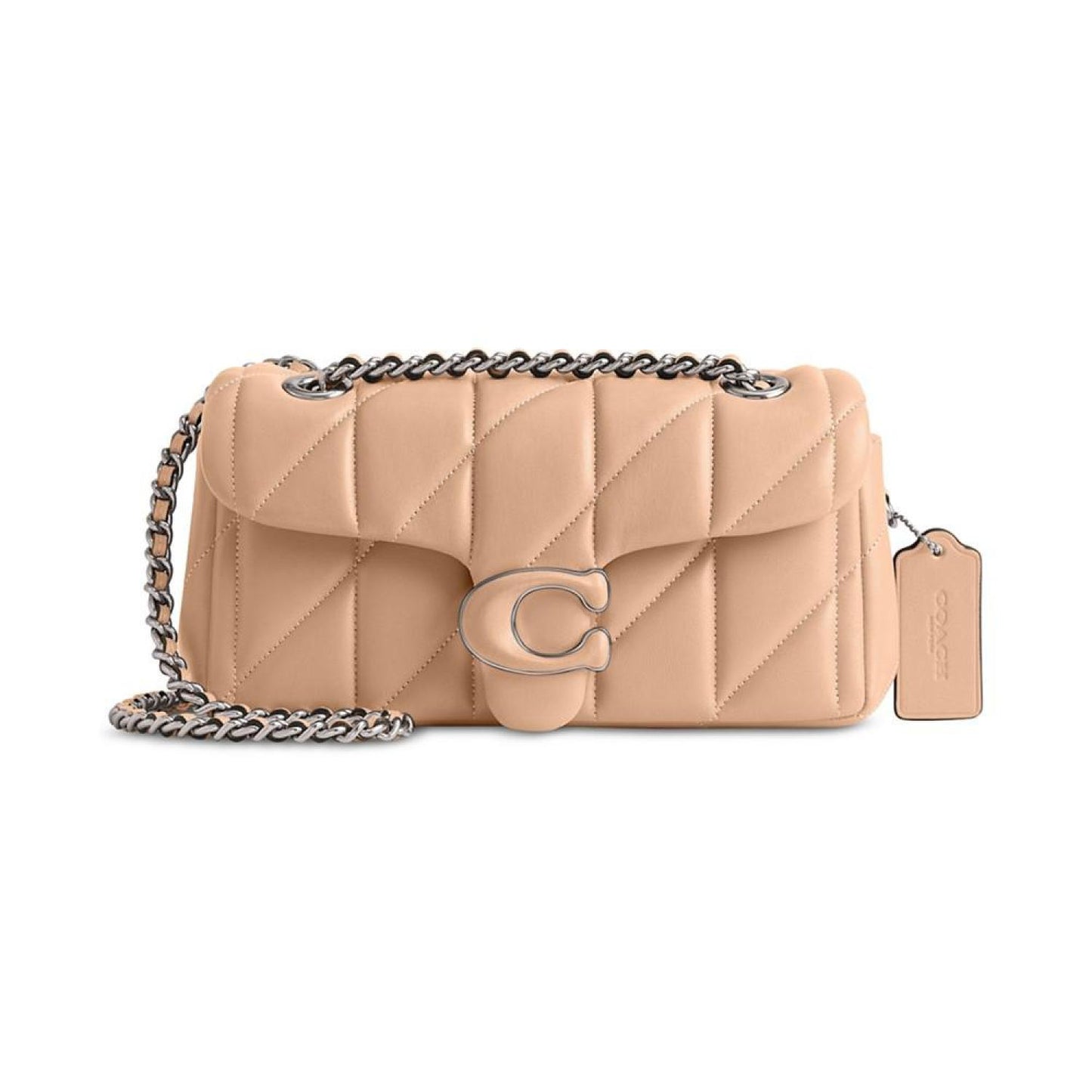 Quilted Leather Mini Tabby Shoulder Bag 20 with Chain