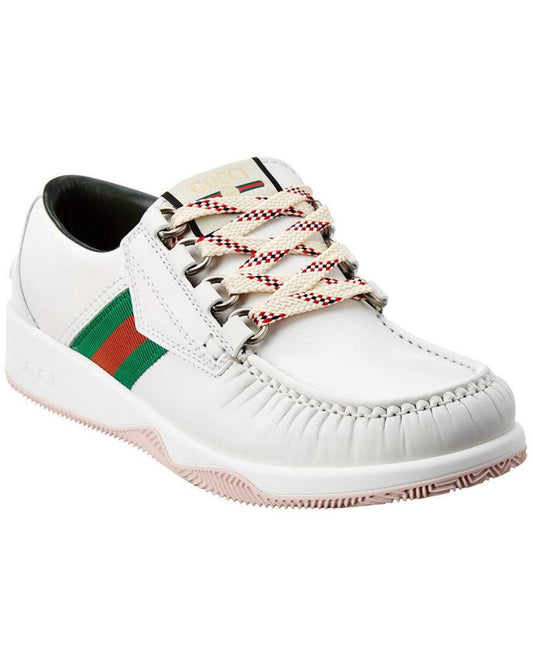 Gucci Web Leather Sneaker