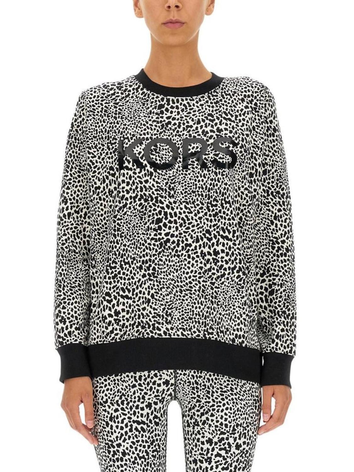 Michael Michael Kors Printed Crewneck Sweatshirt