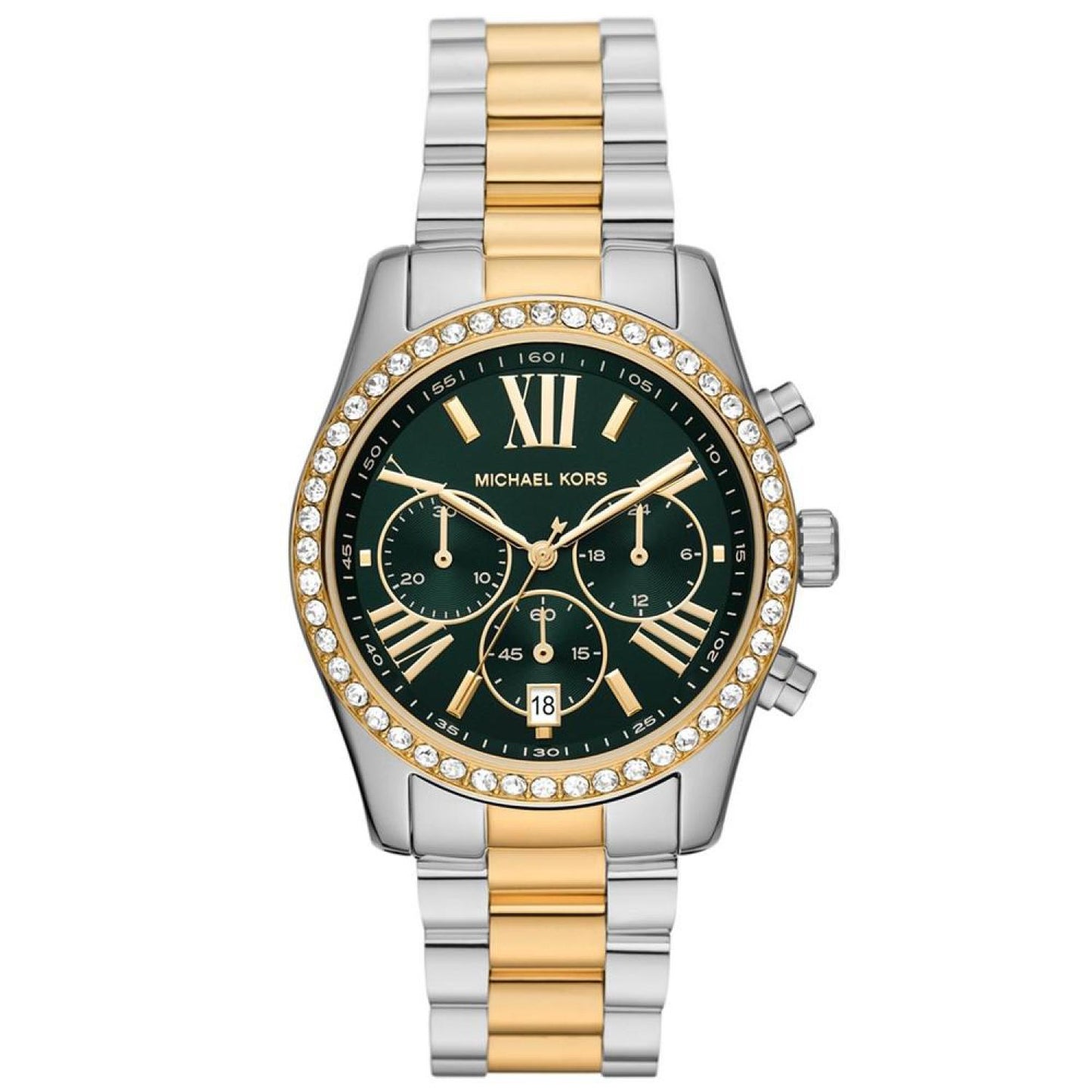 Women's Lexington Chronograph Two-Tone Stainless Steel Bracelet Watch 38mm