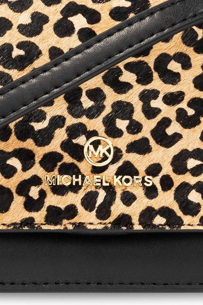 Michael Michael Kors Jet Set Small Leopard Printed Crossbody Bag