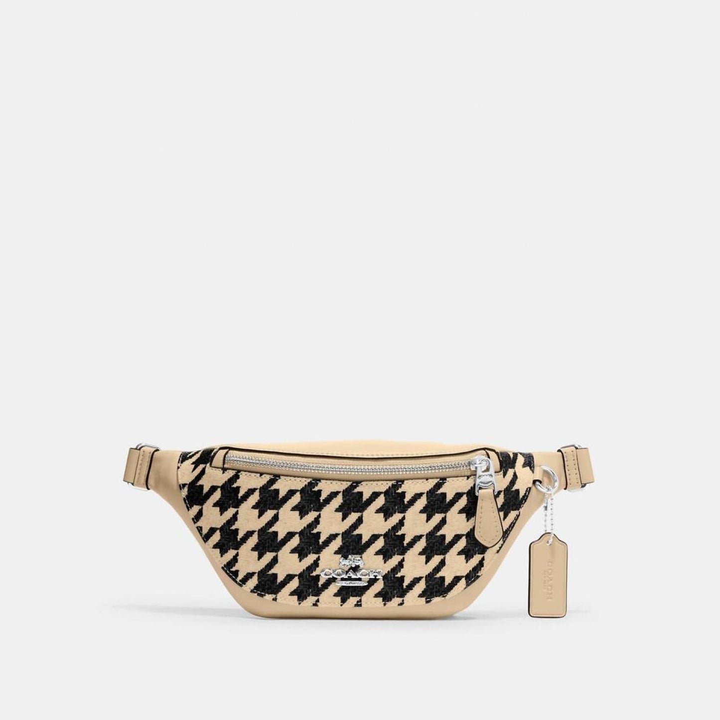 Coach Outlet Warren Mini Belt Bag With Houndstooth Print