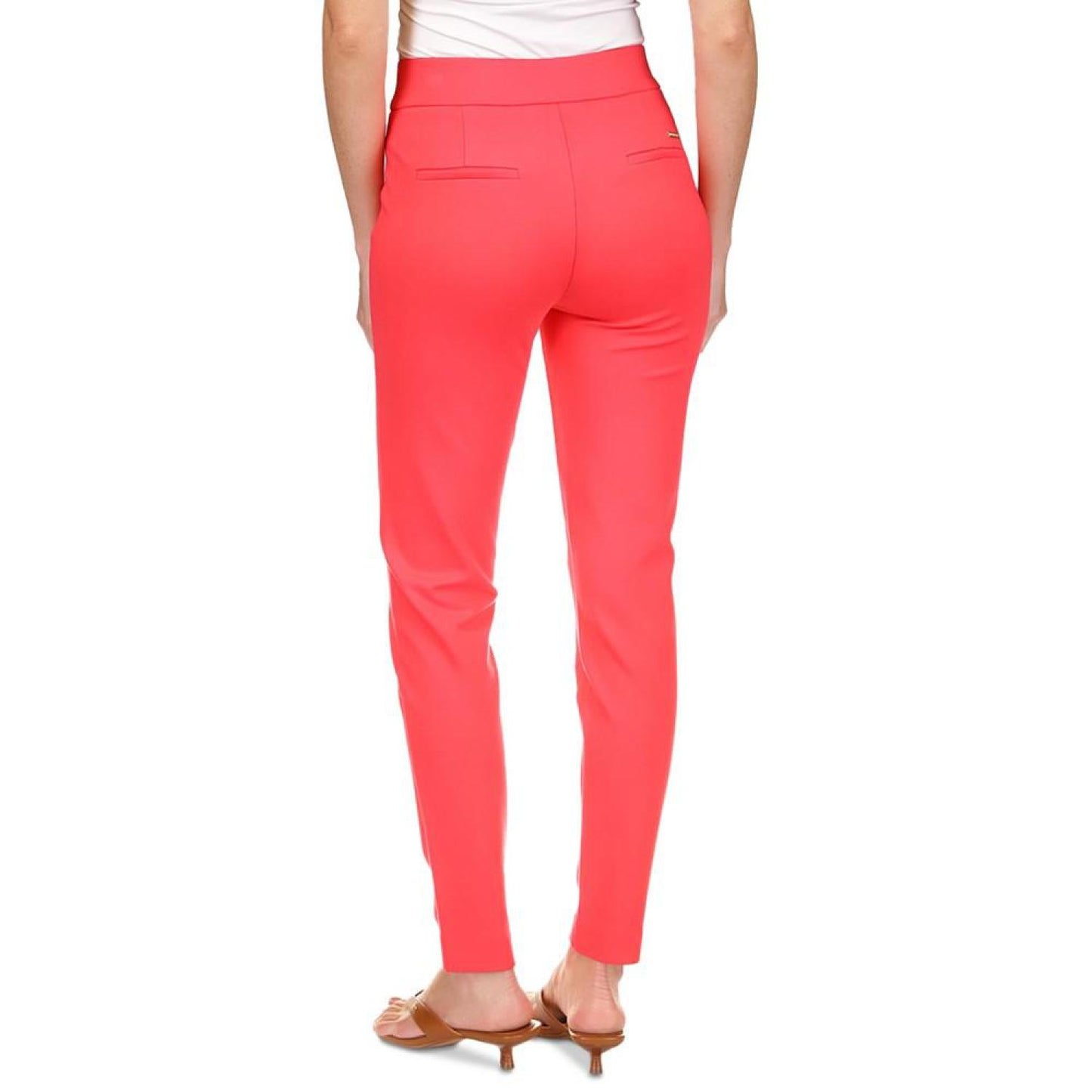 Petite Zip-Pocket Pull-On Trousers