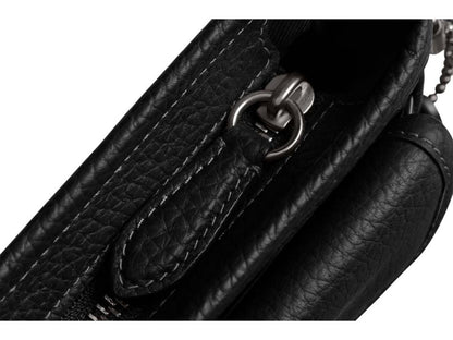 Beck Slim File Bag Crossbody in Pebble Leather