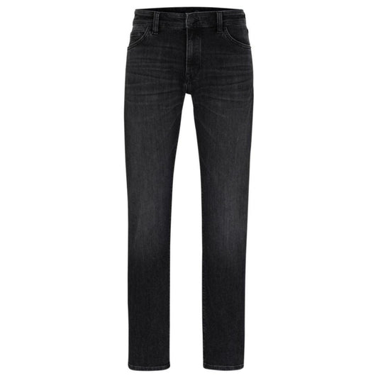 Regular-fit jeans in black Coolmax denim