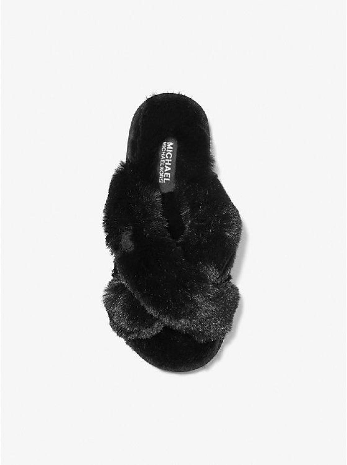 Lala Faux Fur Slide Sandal