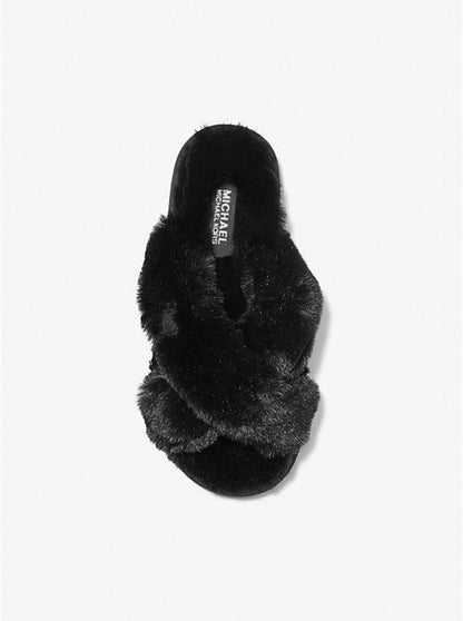 Lala Faux Fur Slide Sandal