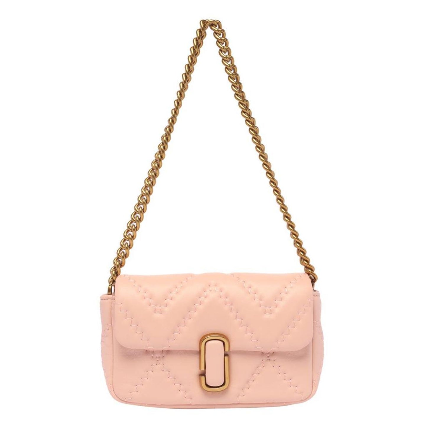 Marc Jacobs Logo Plaque Quilted Mini Shoulder Bag