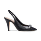 Women's Sadie Chain-Trimmed Slingback Pumps